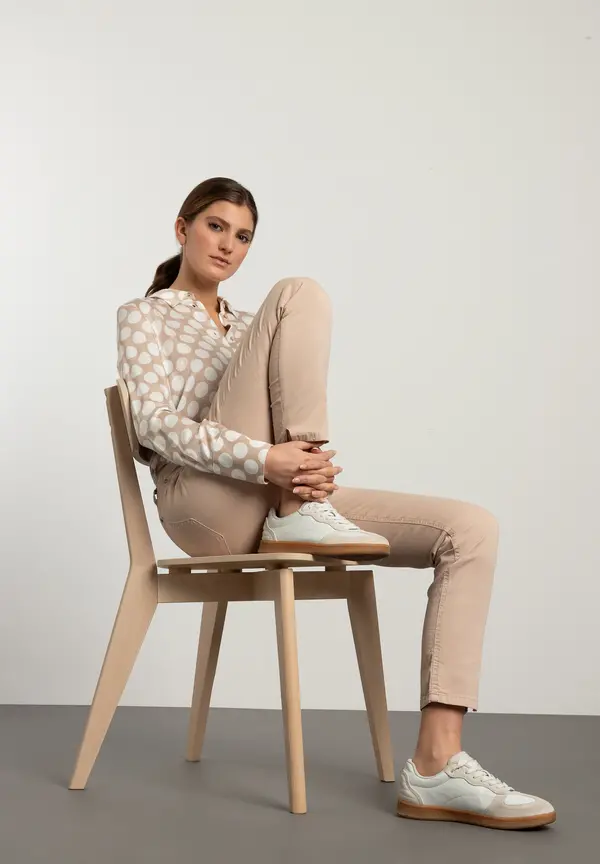 More & More Tupfenbluse, sand/ecru, Frühjahrs-Kollektion Online Shopping