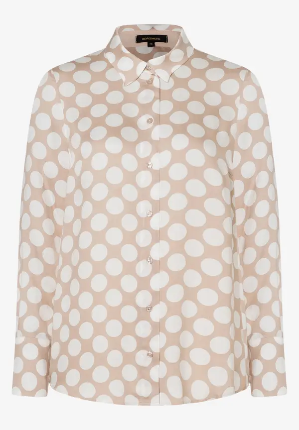 More & More Tupfenbluse, sand/ecru, Frühjahrs-Kollektion Online Shopping