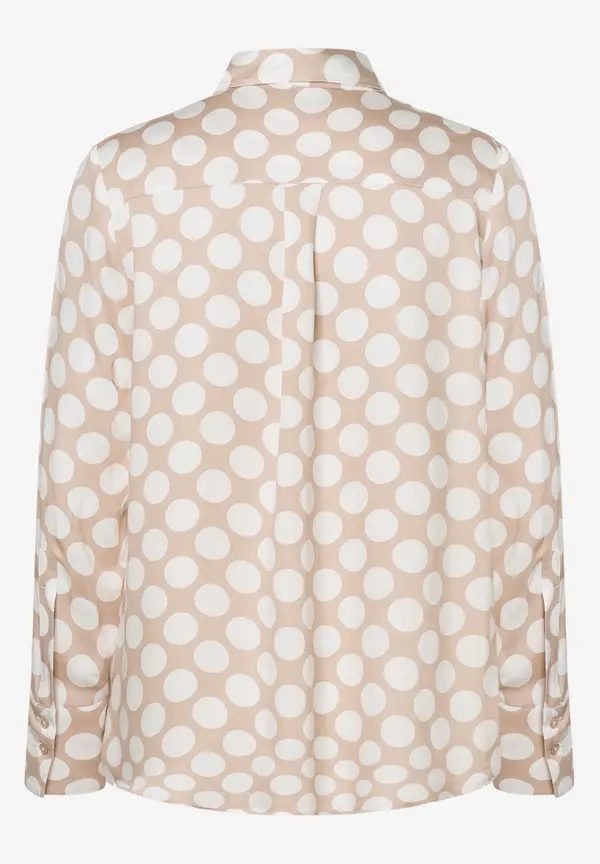 More & More Tupfenbluse, sand/ecru, Frühjahrs-Kollektion Online Shopping