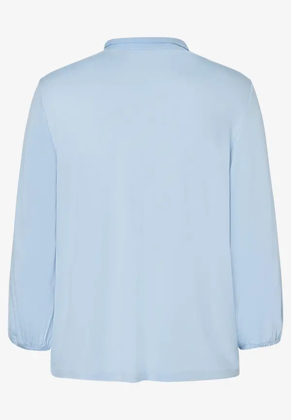 More & More Blusenshirt, 3/4 Arm, hellblau, Frühjahrs-Kollektion Osterangebot