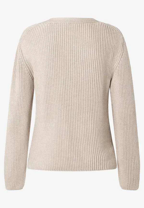 More & More Cardigan, Rippe, sand Blitzangebot
