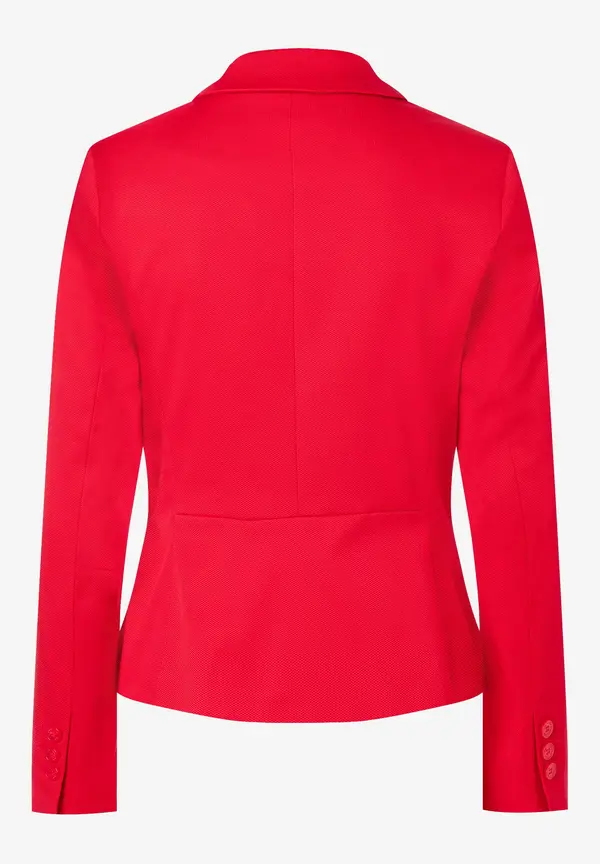 More & More Blazer mit feiner Struktur, rot, Frühjahrs-Kollektion Räumungsverkauf