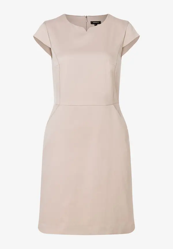 More & More Etuikleid mit feiner Struktur, beige, Frühjahrs-Kollektion VIP-Rabatte