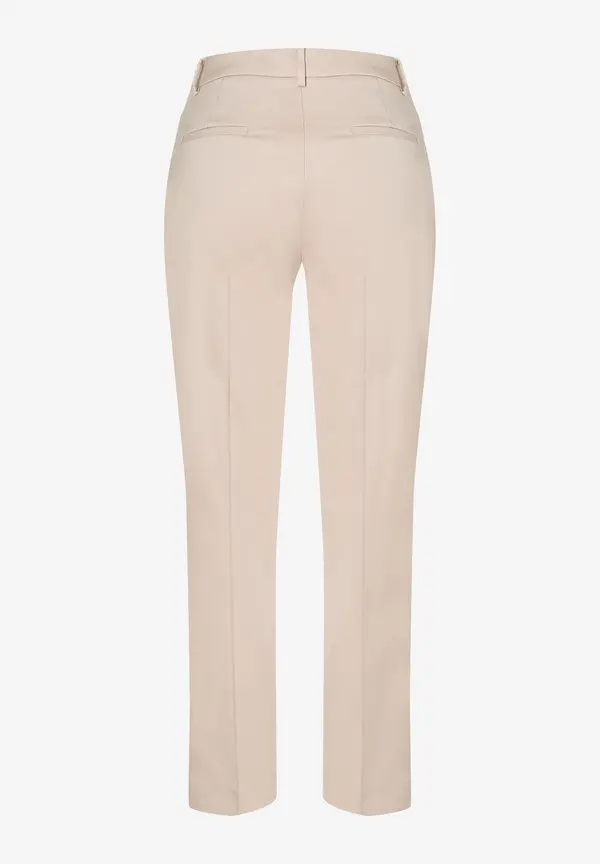 More & More Anzughose mit feiner Struktur, beige, Frühjahrs-Kollektion Tiefpreis