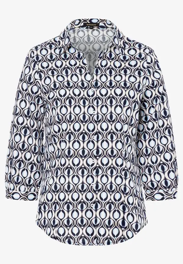 More & More Hemdbluse, grafischer Print, Frühjahrs-Kollektion JETZT KAUFEN