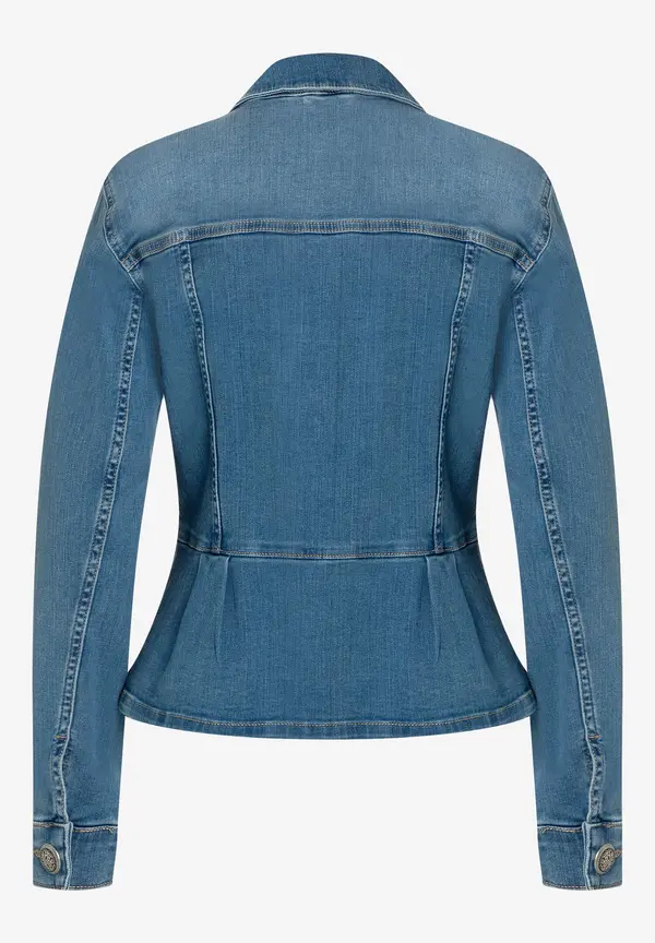 More & More Jeansjacke mit Schößchen, Frühjahrs-Kollektion Bis zu 65% Rabatt