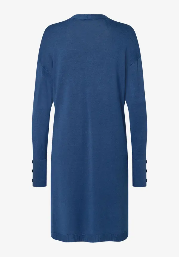 More & More langer Cardigan, estate blue, Frühjahrs-Kollektion 50% Rabatt mit kostenlosem Versand