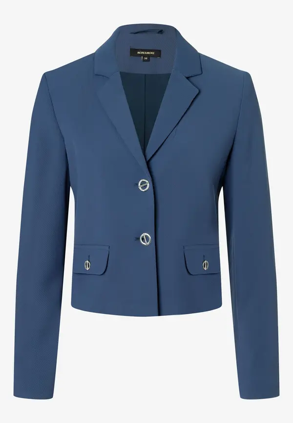 More & More kurzer Blazer, estate blue, Frühjahrs-Kollektion Black Friday Preise