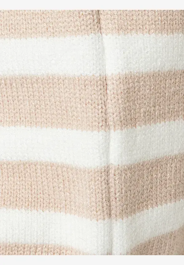 More & More kurzer Ringelpullover, beige/ecru, Frühjahrs-Kollektion Online