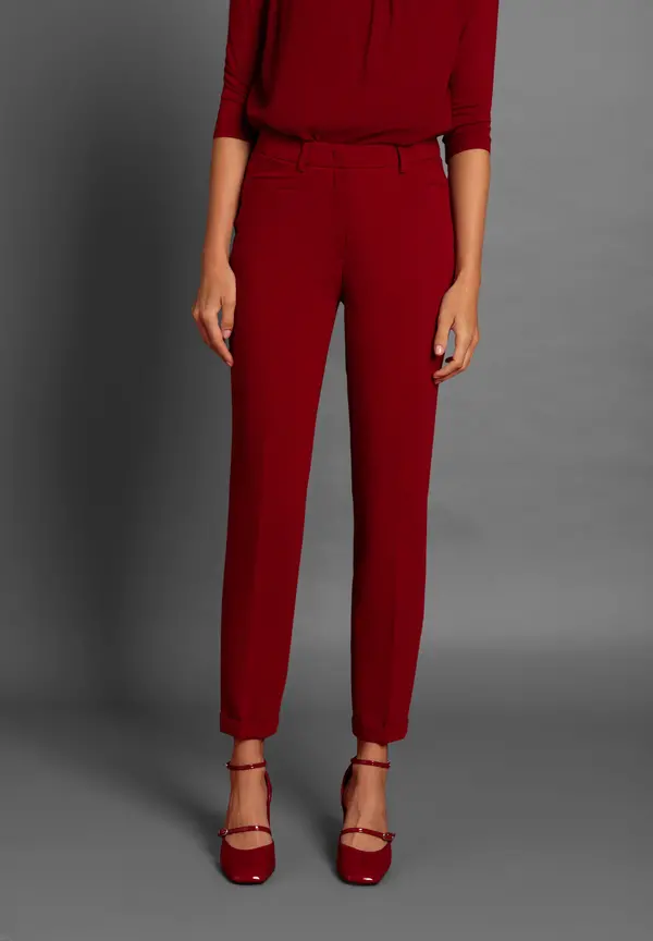 More & More Hose, Hedy, rot, Herbst-Kollektion Fabrikverkauf