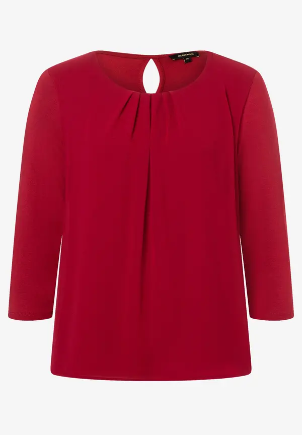 More & More Blusenshirt, rot, Herbst-Kollektion Exklusivangebot