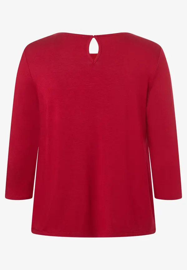 More & More Blusenshirt, rot, Herbst-Kollektion Exklusivangebot