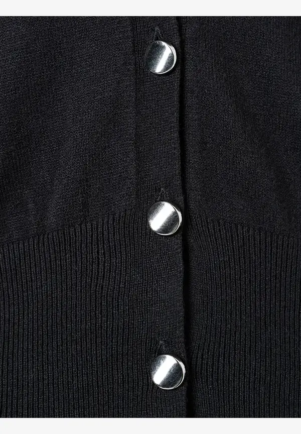 More & More Cardigan mit Metallknöpfen, schwarz, Herbst-Kollektion Muttertagsangebot