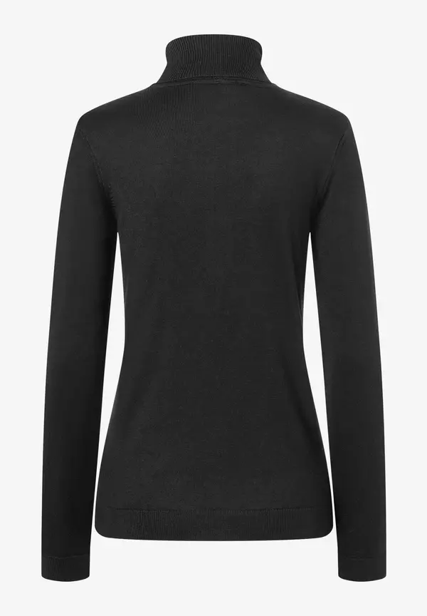 More & More Rollkragenpullover, schwarz, Herbst-Kollektion Lagerräumung
