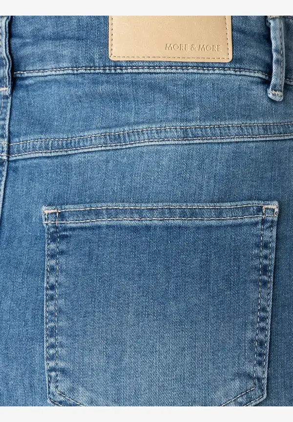 More & More Jeansrock, Five-Pocket Heißer Verkauf