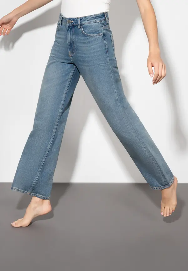 More & More weite High Waist Jeans Exklusive Angebote