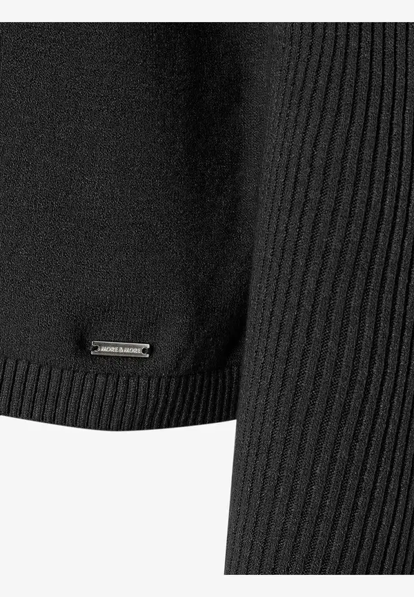 More & More Feinstrick Pullover, schwarz, Herbst-Kollektion Räumungsverkauf