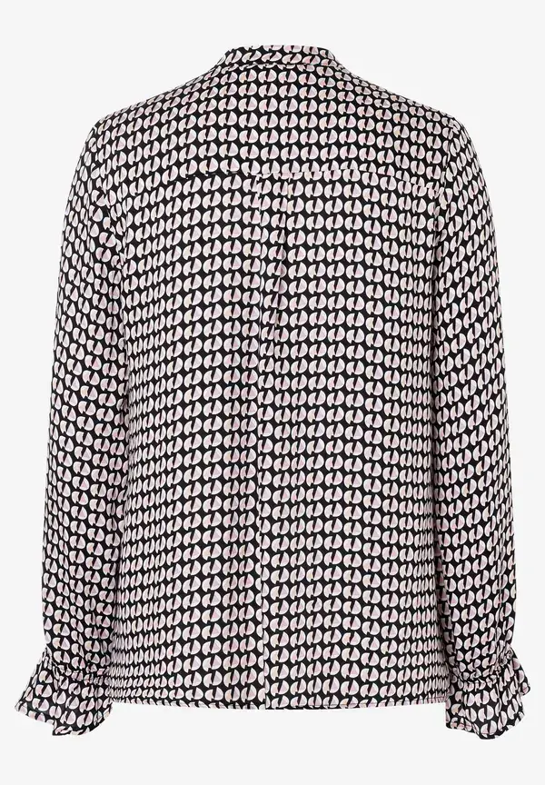 More & More Viskosebluse, grafischer Print, Herbst-Kollektion Tiefpreis