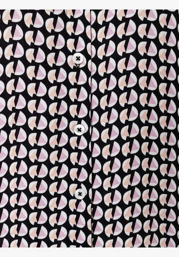 More & More Viskosebluse, grafischer Print, Herbst-Kollektion Tiefpreis