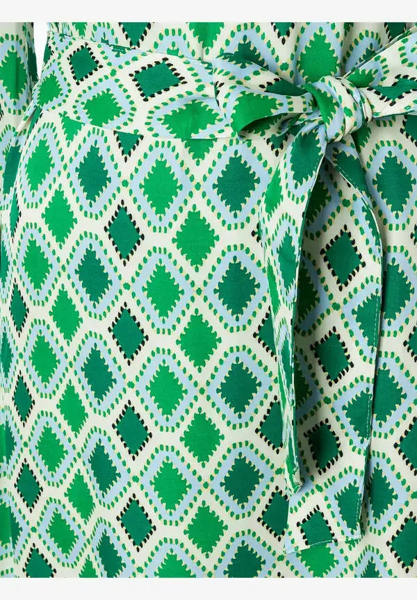 More & More Satinkleid, grafischer Print, Frühjahrs-Kollektion JETZT KAUFEN