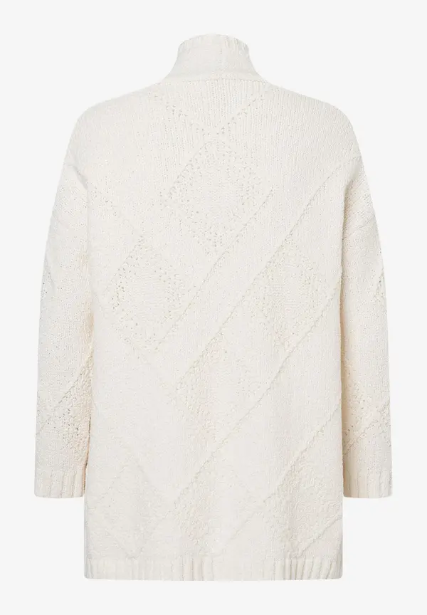 More & More Struktur-Cardigan, eggshell, Frühjahrs-Kollektion Bis zu 60% Rabatt
