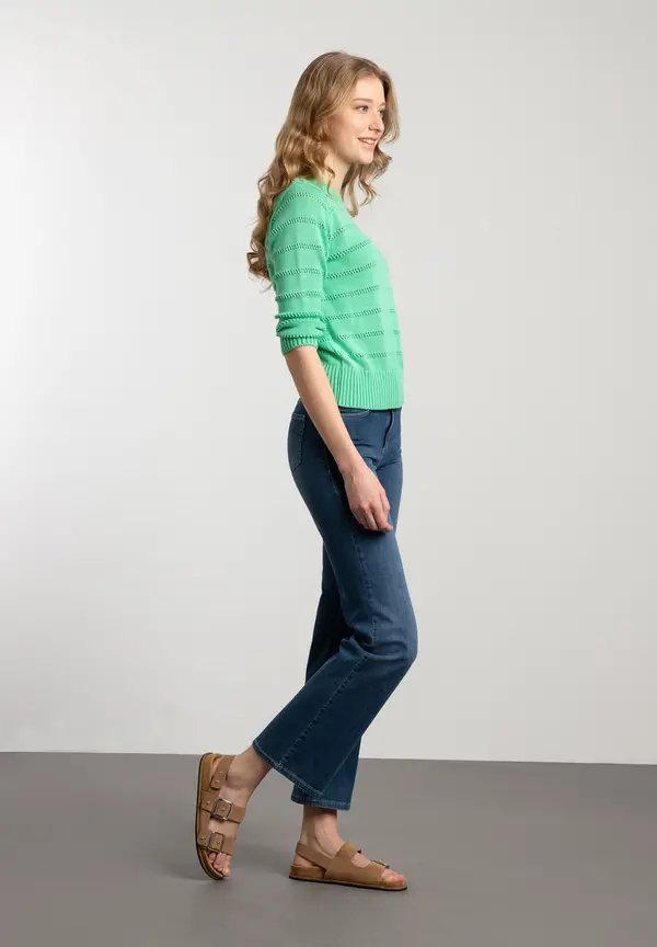 More & More Pullover, march green, Frühjahrs-Kollektion Nur für heute