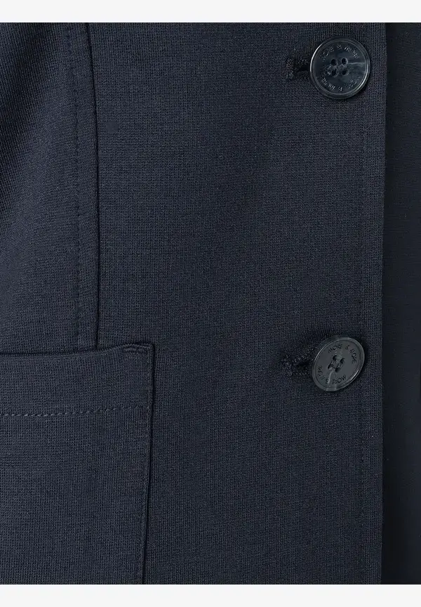 More & More Jerseyjacke, marine, Frühjahrs-Kollektion Fabrikladen