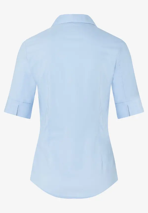 More & More Baumwoll/Stretch Bluse, hellblau Angebote