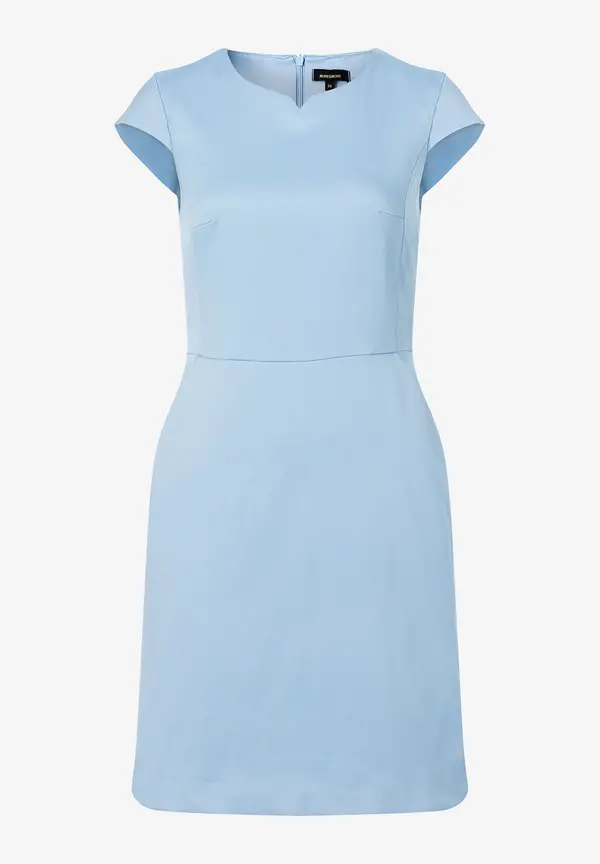 More & More Etuikleid mit feiner Struktur, hellblau, Frühjahrs-Kollektion Fabrik Onlineshop