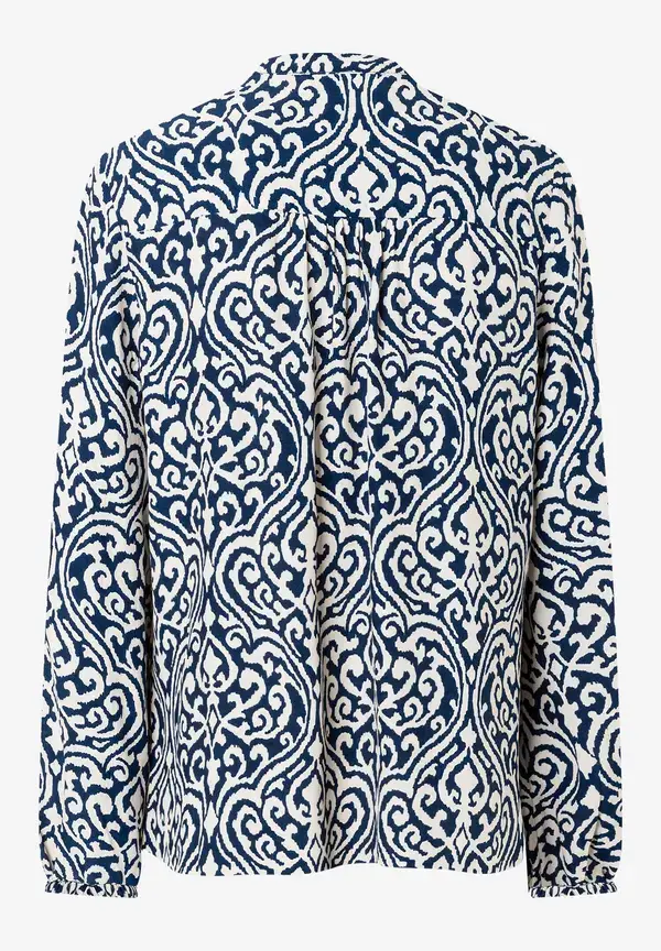 More & More Viskosebluse, Ornament-Print, Frühjahrs-Kollektion Fabrikpreis