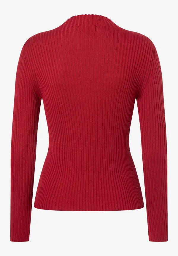 More & More Rippstrick-Pullover, rot, Herbst-Kollektion Versandkostenfrei