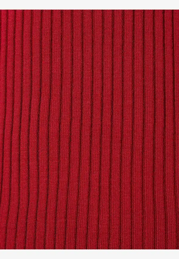 More & More Rippstrick-Pullover, rot, Herbst-Kollektion Versandkostenfrei