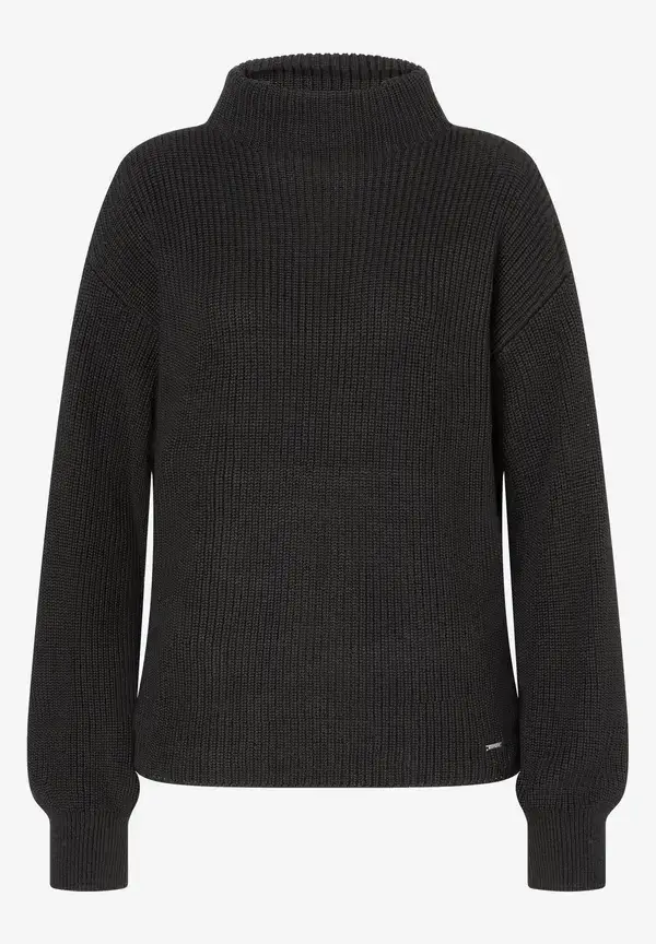 More & More Rippstrick-Pullover, schwarz, Herbst-Kollektion Flash Sale