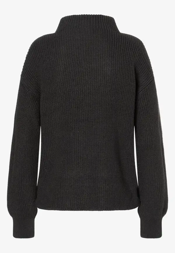 More & More Rippstrick-Pullover, schwarz, Herbst-Kollektion Flash Sale