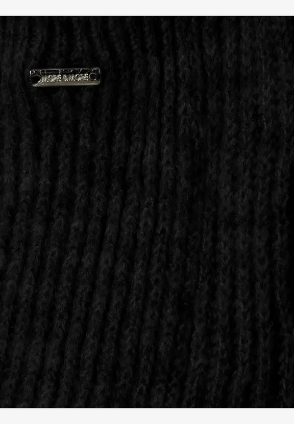 More & More Rippen-Strickjacke, schwarz, Herbst-Kollektion Preisnachlass