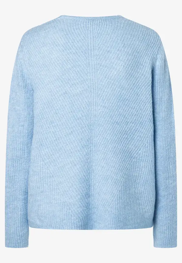 More & More V-Neck Pullover, hellblau, Herbst-Kollektion Weihnachtsangebot