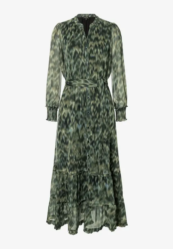 More & More Chiffon Maxikleid, New Animal-Print Heißer Verkauf