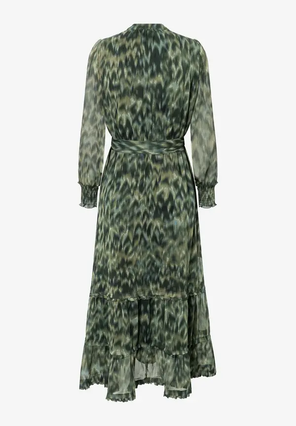 More & More Chiffon Maxikleid, New Animal-Print Heißer Verkauf