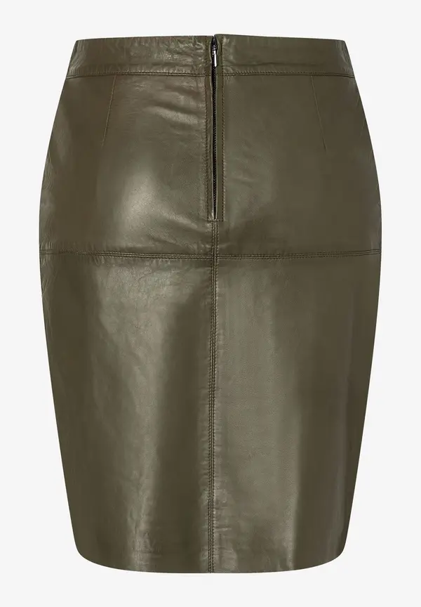More & More Lederrock, oliv Online Outlet
