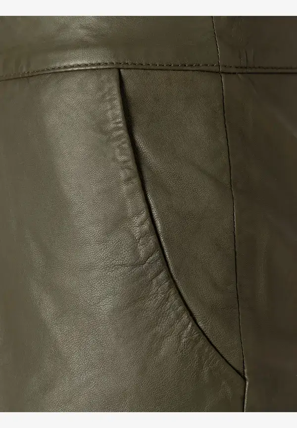 More & More Lederrock, oliv Online Outlet