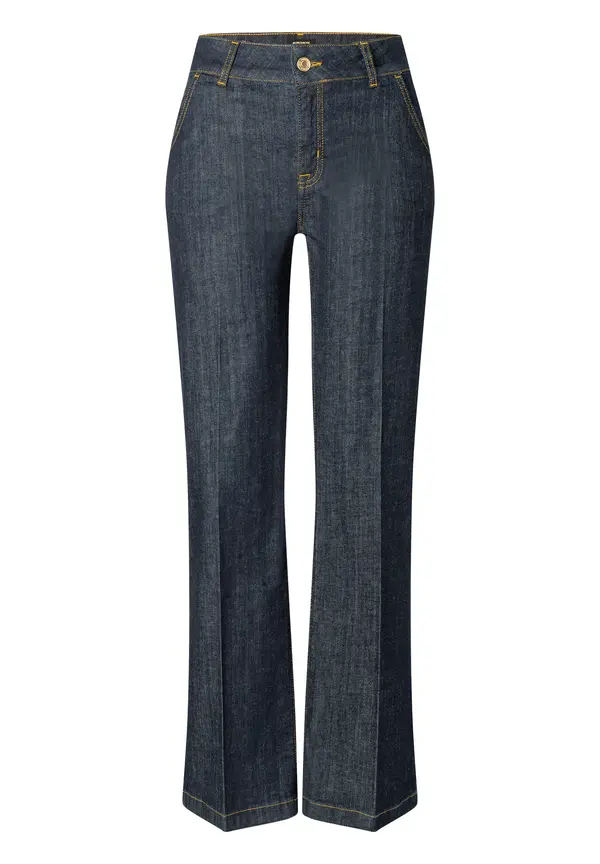 More & More Bootcut Jeans, dark blue denim Riesige Ersparnisse