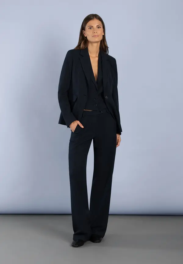 More & More Nadelstreifenblazer, marine VIP-Rabatte