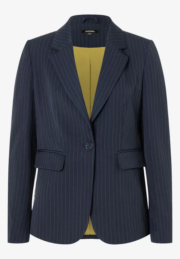 More & More Nadelstreifenblazer, marine VIP-Rabatte