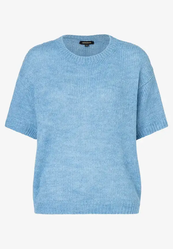 More & More Kurzarm-Pullover, hellblau Kostenlose Rückgabe
