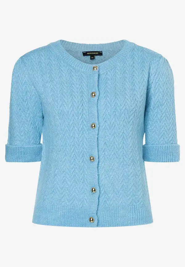 More & More Cardigan, Kurzarm, hellblau JETZT KAUFEN