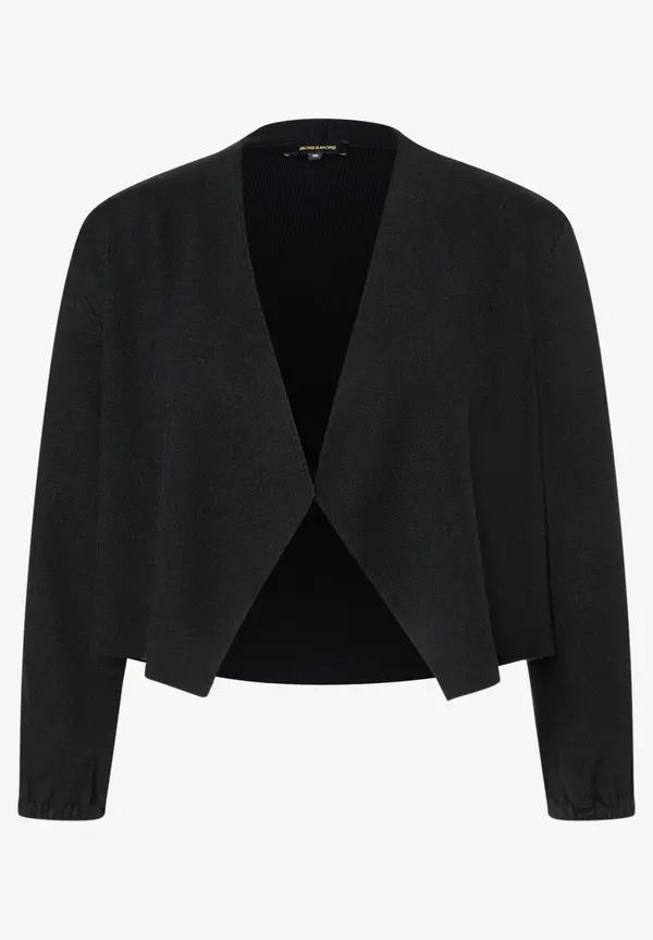 More & More kurzer Cardigan, schwarz, Frühjahrs-Kollektion Sonderangebot der Fabrik