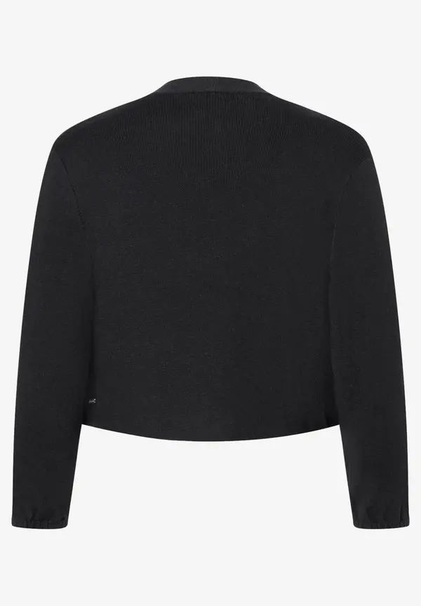 More & More kurzer Cardigan, schwarz, Frühjahrs-Kollektion Sonderangebot der Fabrik
