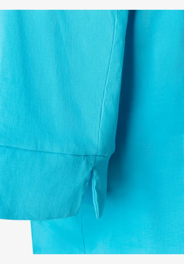 More & More Baumwoll/Stretch Bluse, türkis, Frühjahrs-Kollektion Vierteljährliche Förderung