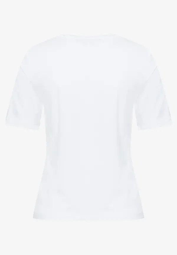 More & More T-Shirt mit U-Boot Ausschnitt, weiß, Frühjahrs-Kollektion 50% Rabatt mit kostenlosem Versand