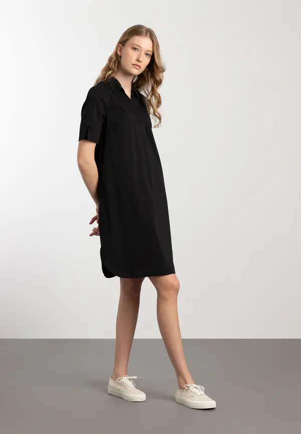 More & More Hemdblusenkleid, schwarz, Frühjahrs-Kollektion Begrenzt auf 3 Tage